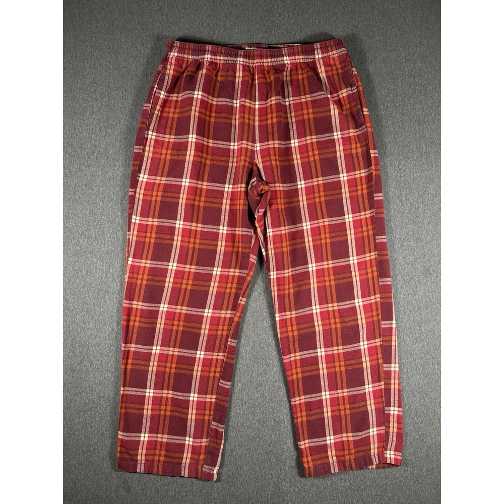 L.L.Bean Men's Scotch Plaid Flannel Pajama Pants Large